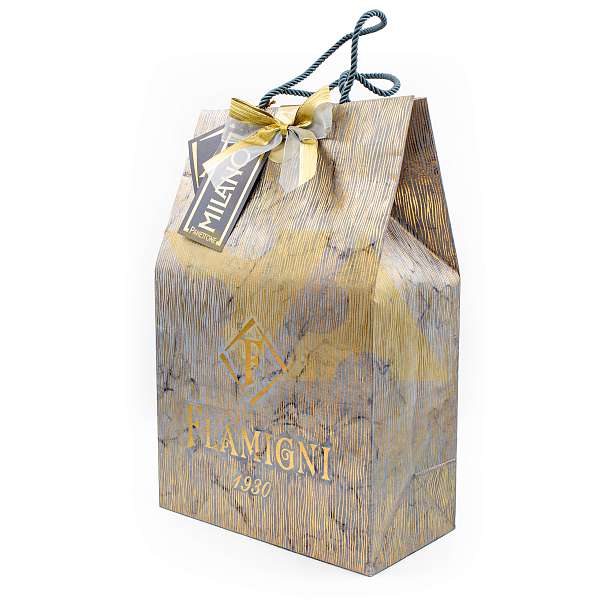 Панеттоне Миланский с изюмом и цукатами, FLAMIGNI, 1 кг (пакет подарочный)  Flamigni S.r.L. Италия
