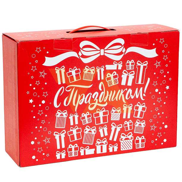 Новогодняя упаковка "Базовый b18" "С Праздником!"