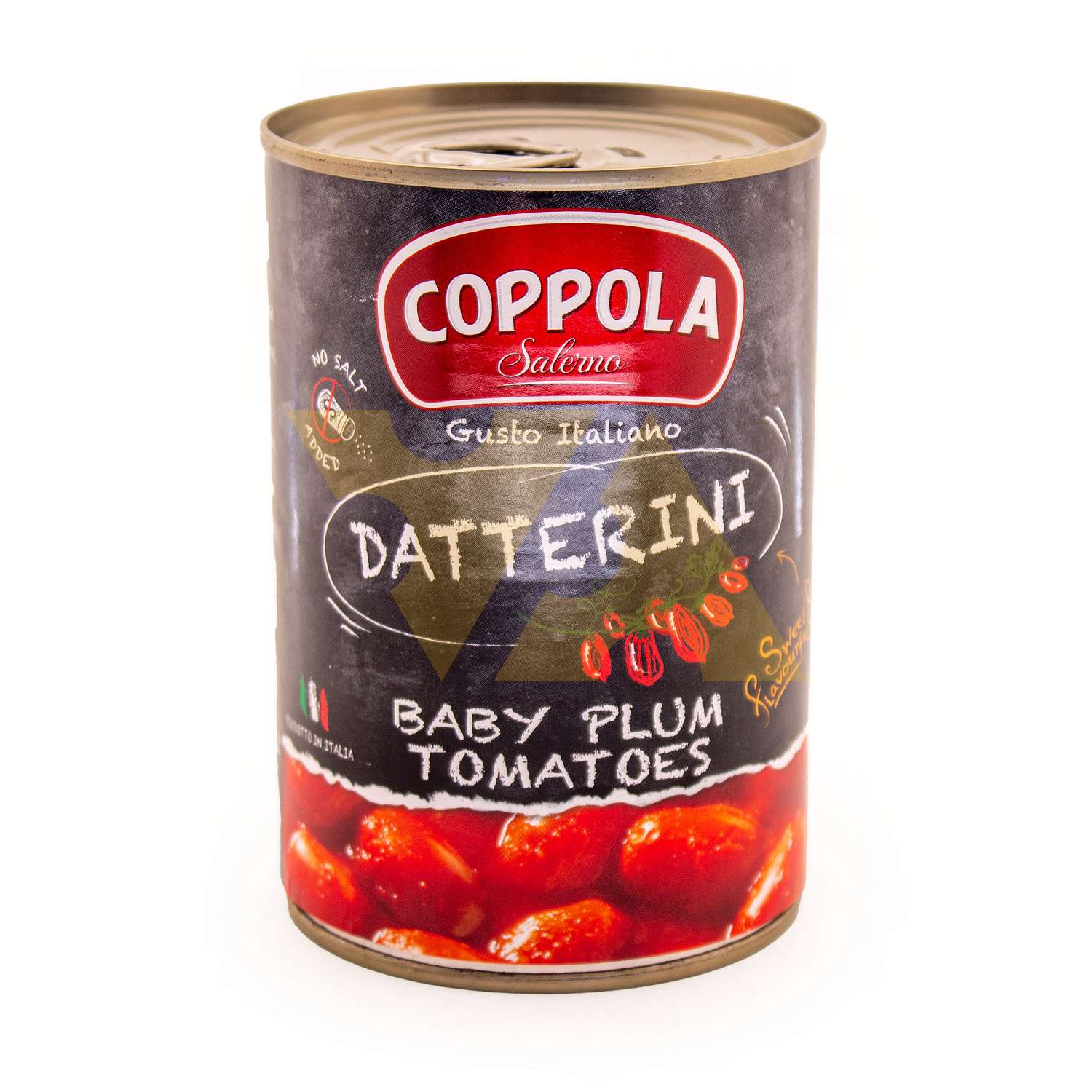 Томаты Даттерини, без добавления соли, COPPOLA, 0,4 кг/0,24 кг/0,425 л ...