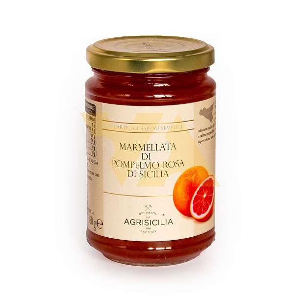 Джем из сицилийского розового грейпфрута, AGRISICILIA, 0,360 кг (ст/б)  Agrisicilia Италия