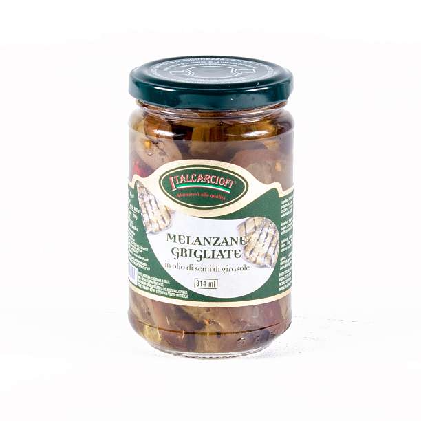 Баклажаны на гриле в подсолнечном масле, ITALCARCIOFI, 0,29 кг/0,17 кг/0,314 л (ст/б)  Italcarciofi S.r.L. Италия
