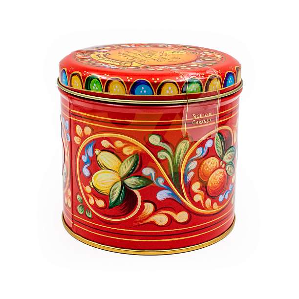 Панеттоне с сицилийским цитрусовыми цукатами и шафраном без изюма DOLCE&GABBANA, 0,100 кг (ж/б)  Fiasconaro Италия