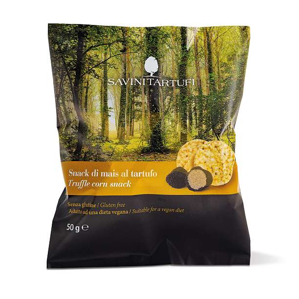 Галлеты кукурузные с черным трюфелем SAVINI TARTUFI, 0,050 кг  SAVINI TARTUFI Италия