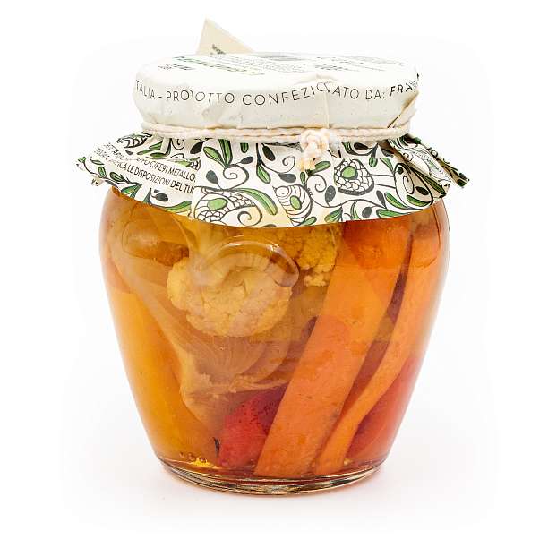 Овощная смесь Джардинера от шефа Энрико Мармо, SANT'AGATA, 0,300 кг (ст/б)  Frantoio di Sant'Agata d'Oneglia Италия