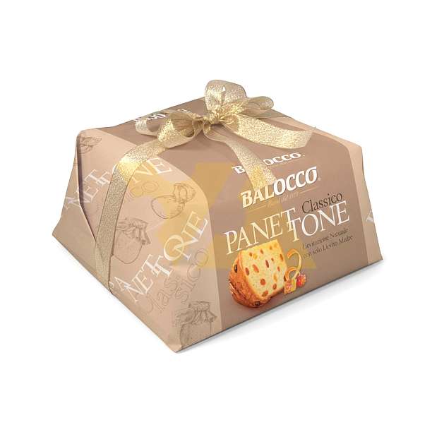 Панеттоне CLASSICO с изюмом и цукатами, рождественский кекс из Милана, BALOCCO, 1 кг (бум/упак) 1 кг. Balocco Италия