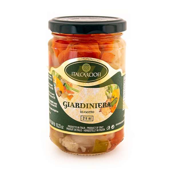 Овощная смесь Джардинера в уксусе, ITALCARCIOFI, 0,29 кг/0,314 л (ст/б) 300 Italcarciofi S.r.L. Италия