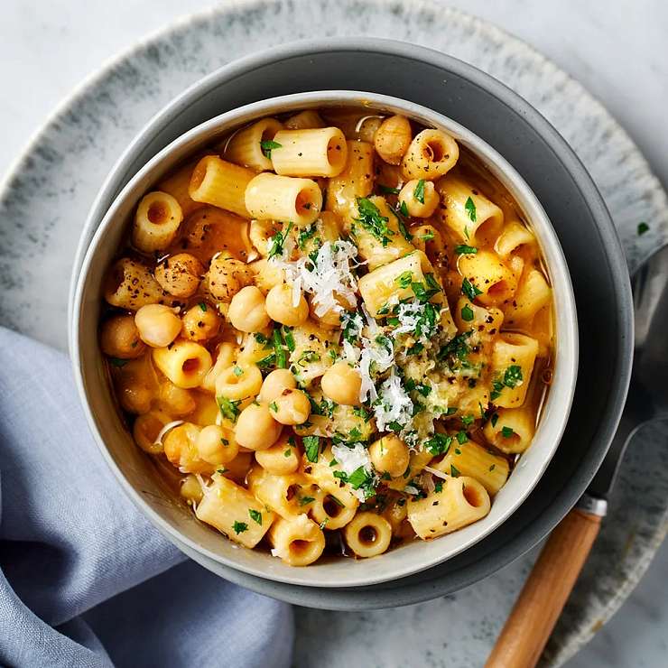 Паста и нут 