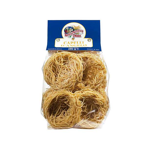 Капелли ди Анжело с яйцом, паста из твердых сортов пшеницы, LINEA TRADIZIONALE, UMBRO, 0,5 кг  Antico Pastificio Umbro S.r.l. Италия