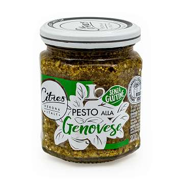 Соус Песто с подсолнечным маслом, CITRES, 0,200 кг (ст/б)