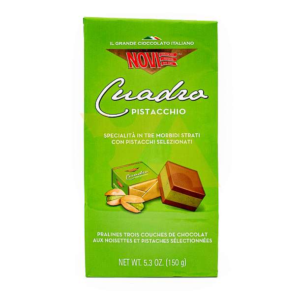 Пралине фисташковые CUADRO, 3413, NOVI, 0,150 кг  Elah Dufour Италия