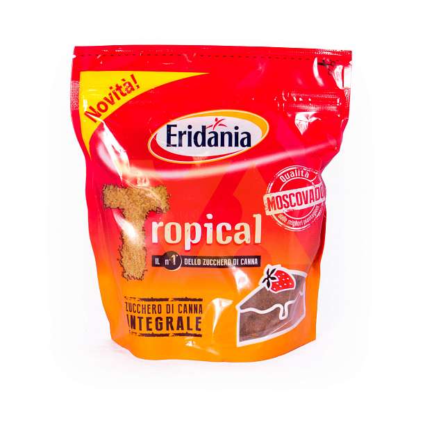 Сахар тростниковый Интеграле Мусковадо, влажный коричневый сахар, ERIDANIA, 0,5 кг 0.5 кг. Eridania Италия