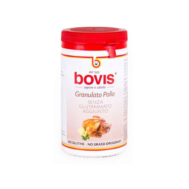 Бульон куриный гранулированный без глютамата, BOVIS, 0,2 кг (пл/б)