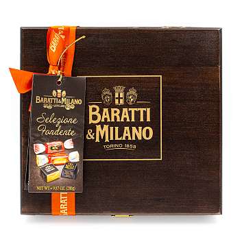 Пралине ассорти Горький шоколад, 4417, BARATTI&MILANO, 0,280 кг (дер/кор)