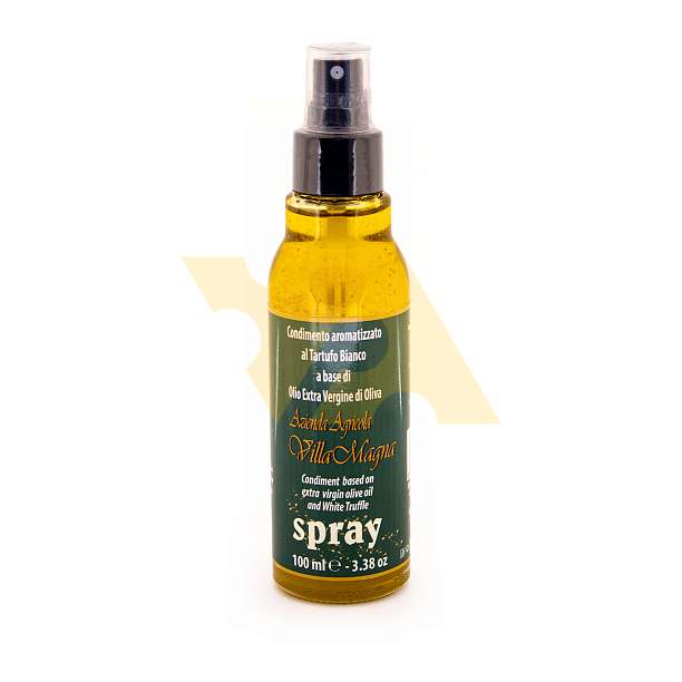 Заправка на основе оливкового масла первого холодного отжима (экстра верджин) ароматизированное белым трюфелем, VILLA MAGNA, 0,1 л (пластиковая бутылка со спреем)  VILLA MAGNA Италия