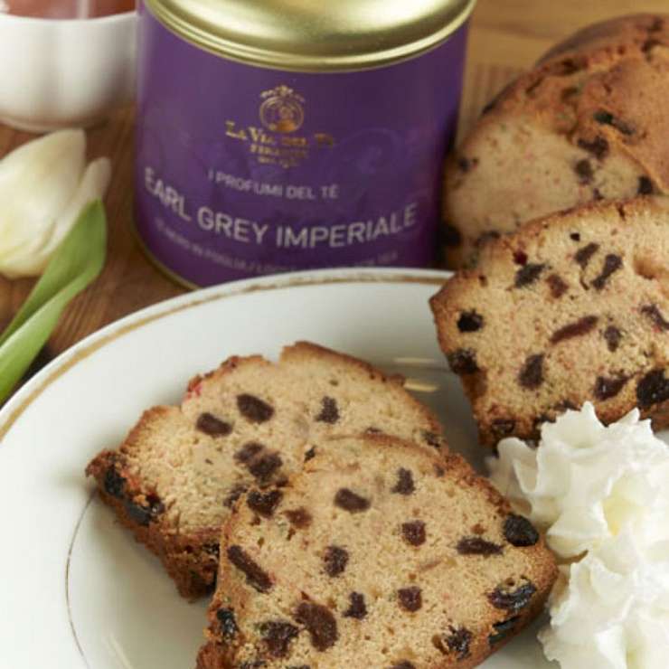 Сливовый пирог с шоколадом и Эрл Грей