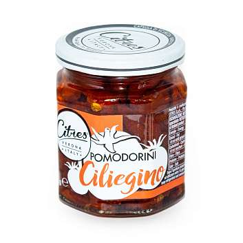 Томаты черри сушеные в подсолнечном масле, CITRES, 0,200 кг (ст/б)