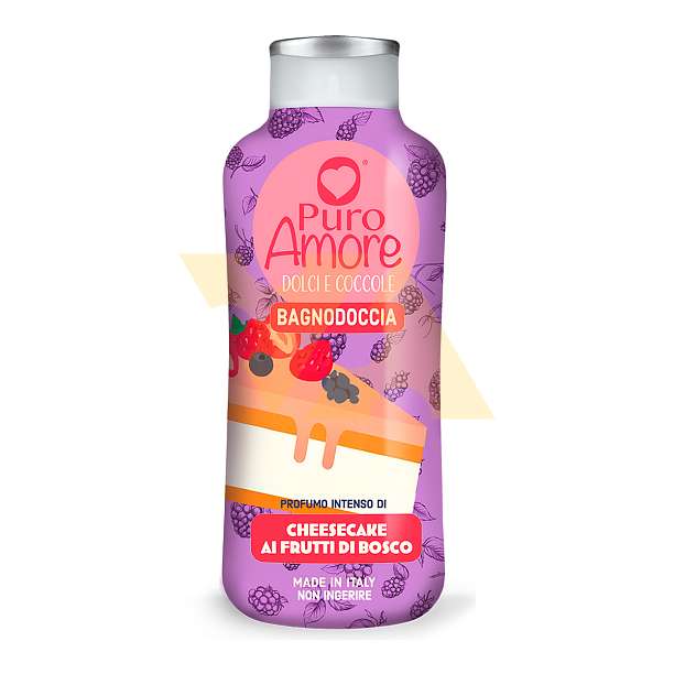 Гель для душа "Чизкейк с лесными ягодами" FarmaLais Италия
