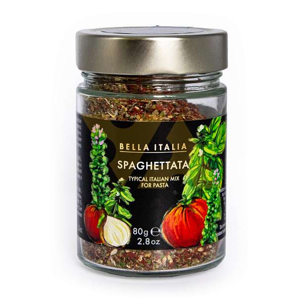 Спагеттата, смесь специй для пасты, BELLA ITALIA, UMBRO, 0,080 кг (ст/б)  Antico Pastificio Umbro S.r.l. Италия