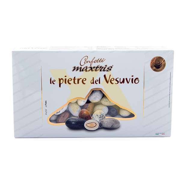 Миндаль в белом и темном шоколаде Камни Везувия, MAXTRIS, 1 кг  Confetti Maxtris Италия
