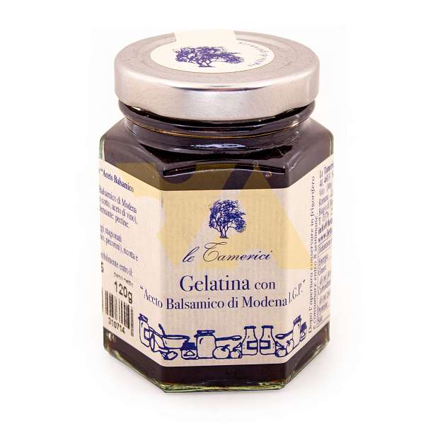 Желе с бальзамическим уксусом из Модены IGP, LE TAMERICI, 0,120 кг (ст/б)  Le Tamerici Srl Италия