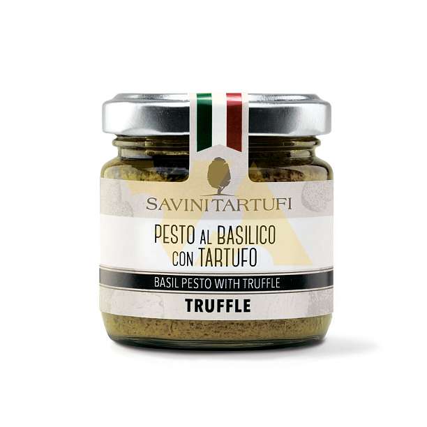 Соус Песто из базилика с трюфелем SAVINI TARTUFI, 0,090 кг (ст/б)  SAVINI TARTUFI Италия