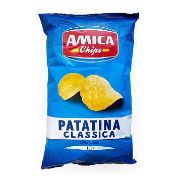 Чипсы картофельные классические, AMICA CHIPS, 0,100 кг