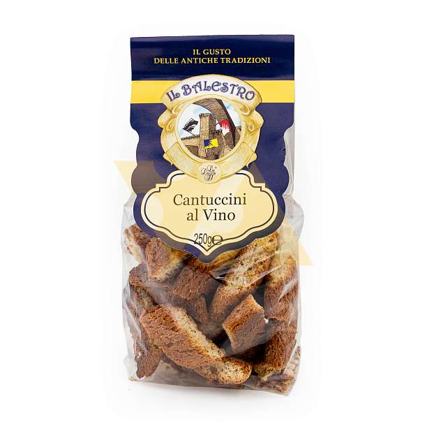 Кантуччини с вином IL BALESTRO, 0,250 кг (пл/пак)  Le Logge Италия
