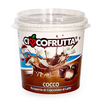 Кокос в молочном шоколаде, CIOCCOFRUTTA, 0,135 кг (карт/стакан)