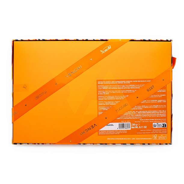 Ассорти шоколаданых конфет, 4 вида, VENCHI, 0,230 кг (подарочная карт/кор, коллекция Мурано)  Venchi Италия