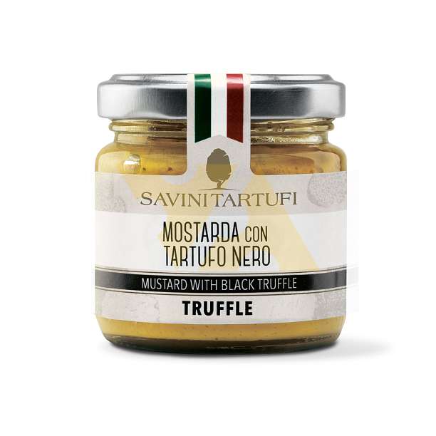 Горчица с черным трюфелем SAVINI TARTUFI, 0,090 кг (ст/б)  SAVINI TARTUFI Италия