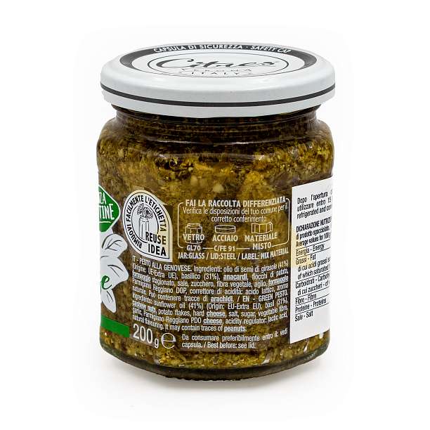 Соус Песто с подсолнечным маслом, CITRES, 0,200 кг (ст/б)  Citres Италия