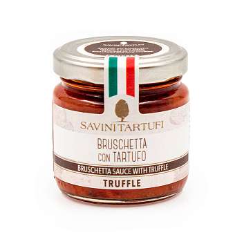 Соус на основе томатов с трюфелем BRUSCHETTA, SAVINI TARTUFI, 0,090 кг (ст/б)