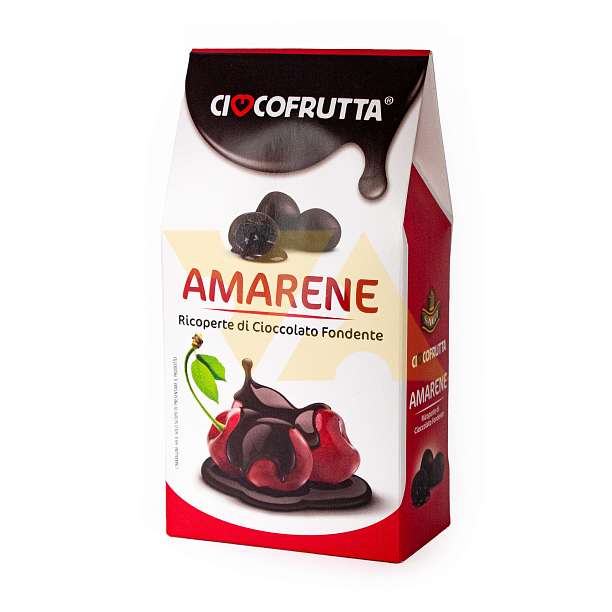 Вишня в темном шоколаде, CIOCCOFRUTTA, 0,150 кг (карт/кор)  Ciocofrutta Италия