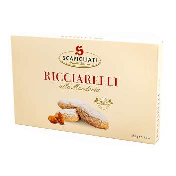 Печенье Риччарелли миндальные, SCAPIGLIATI, 0,150 кг (карт/кор)