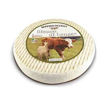 Сыр вегетарианский из коровьего и козьего молока BIANCO DI LANGA, OCCELLI, ~ 8 кг