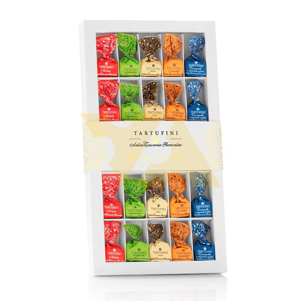 Ассорти Трюфелей RAINBOW COLLECTION, 5 видов, ANTICA TORRONERIA PIEMONTESE, 0,175 кг (карт/кор)  Antica Torroneria Piemontese Италия