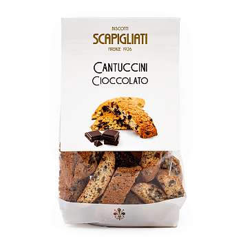 Кантуччини с шоколадом, SCAPIGLIATI, 0,150 кг (пл/пак)