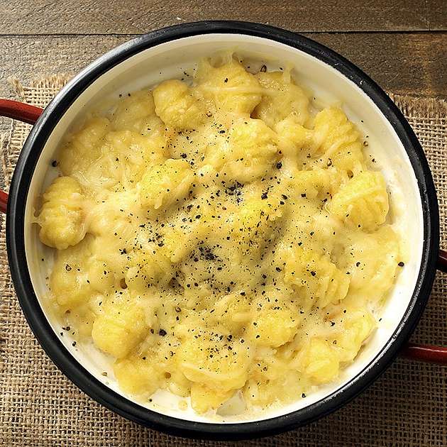 Ньокки с сыром Фонтина