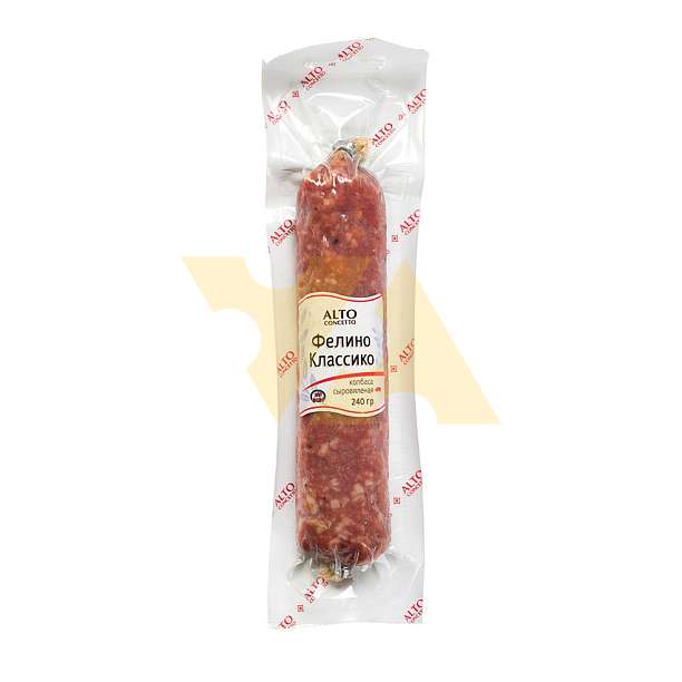 Фелино Классико, колбаса сыровяленая, ALTO CONCETTO, 0,24 кг  Alto Concetto Россия