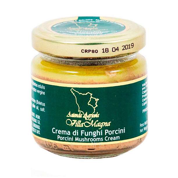 Крем из белых грибов в оливковом масле Экстра Верджин, VILLA MAGNA, 0,08 кг  VILLA MAGNA Италия
