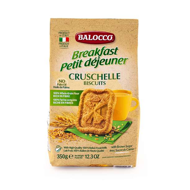 Крускелле, печенье песочное бисквитное, BALOCCO, 0,35 кг  Balocco Италия