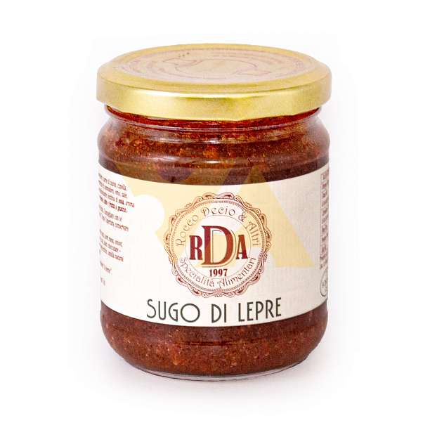 Соус (рагу) из зайчатины 40%, RDA, 0,180 кг (ст/б)  RDA S.r.l. Италия