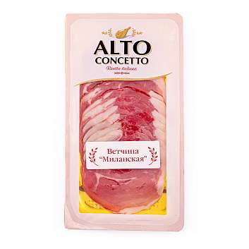 Ветчина "МИЛАНСКАЯ", ALTO CONCETTO, 0,100 кг