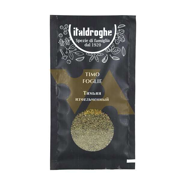 Тимьян сушеный измельченный ITALDROGHE, 0,015 кг  ALMI ITALIA Италия