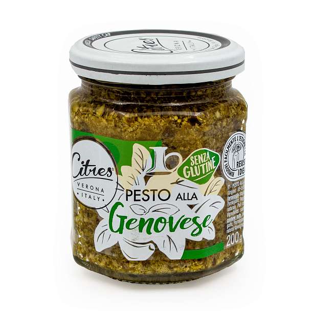 Соус Песто с подсолнечным маслом, CITRES, 0,200 кг (ст/б)  Citres Италия
