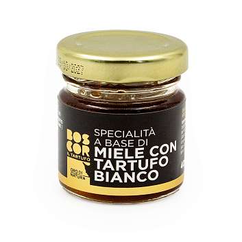 Мед каштановый с белым трюфелем BOSCOR, CALUGI, 0,040 кг (ст/б)