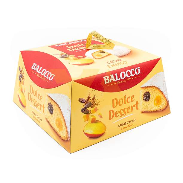 Кекс (десерт) Крем какао и манго, BALOCCO, 0,650 кг (карт/кор)  Balocco Италия