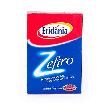 Сахарная пудра экстрамелкая ZEFIRO, для сладкой выпечки и тортов, ERIDANIA, 1 кг
