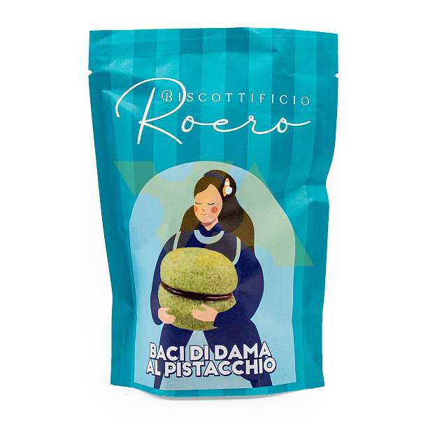 Печенье с фисташками BACI DI DAMA, 0,170 кг (бум/пак)  Biscottificio Roero Италия