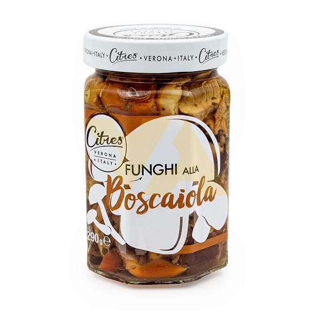 Грибы алла Боскайола, CITRES, 0,290 кг/0,200 кг/0,319 л (ст/б)  Citres Италия